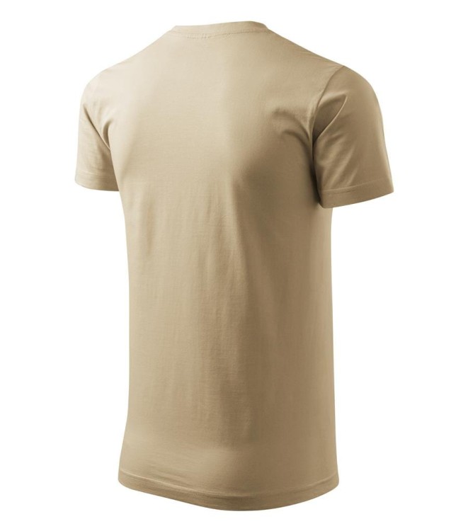 Koszulka z krótkim rękawem piaskowy unisex z haftem nadrukiem logo firmy 200g HEAVY 110 kolor 08 koszulka krótki rękaw129_08_E (5) (Copy).jpg