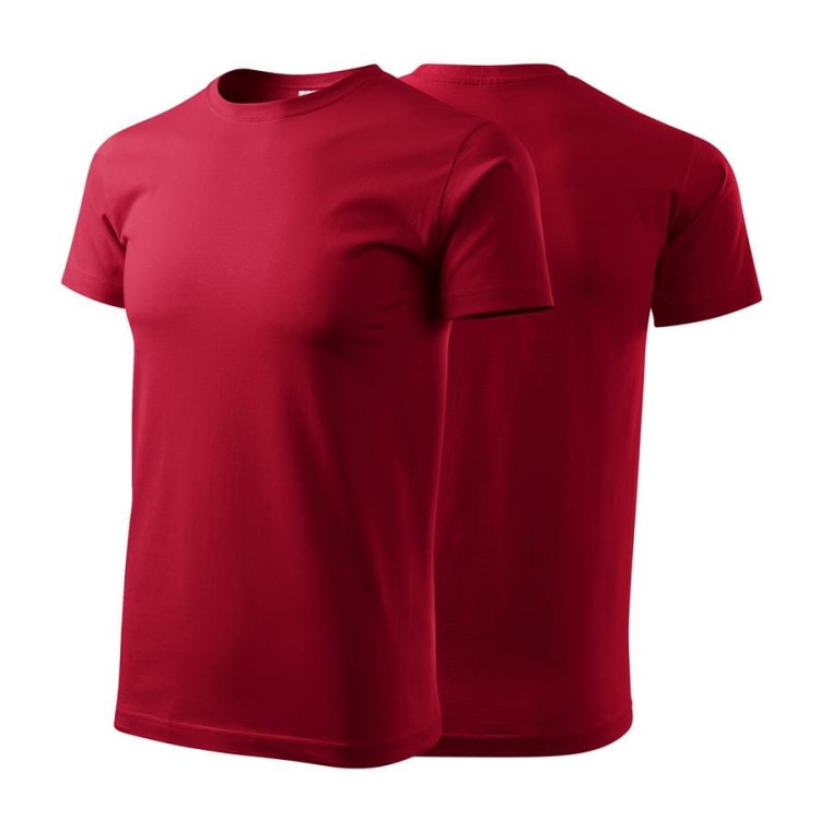 Koszulka z krótkim rękawem marlboro czerwony męska z haftem nadrukiem logo firmy 200g BASIC129 kolor 23 koszulka krótki rękaw (Copy).jpg