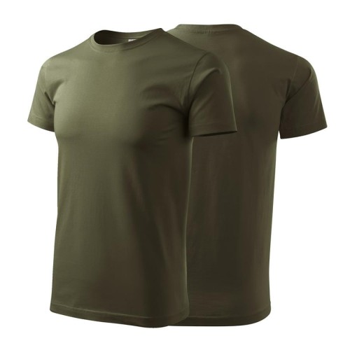 Koszulka z krótkim rękawem military męska z haftem nadrukiem logo firmy 200g BASIC129 kolor 69 koszulka krótki rękaw (Copy).jpg