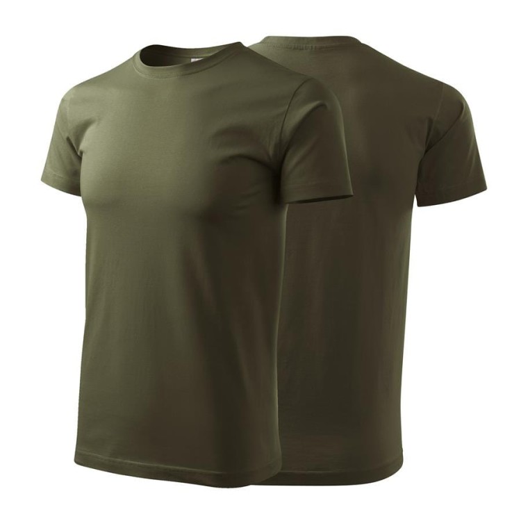 Koszulka z krótkim rękawem military męska z haftem nadrukiem logo firmy 200g BASIC129 kolor 69 koszulka krótki rękaw (Copy).jpg