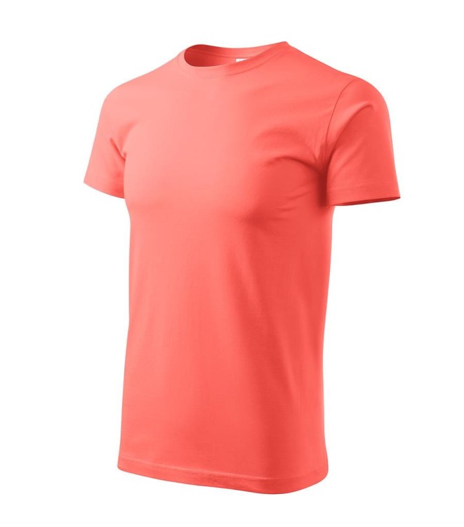 Koszulka z krótkim rękawem coral męska z haftem nadrukiem logo firmy 200g BASIC129 kolor A1 koszulka krótki rękaw129_A1_C (1) (Copy).jpg