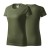 Koszulka z krótkim rękawem khaki damska z haftem nadrukiem logo firmy 160g BASIC134 kolor 09 koszulka krótki rękaw (Copy).jpg