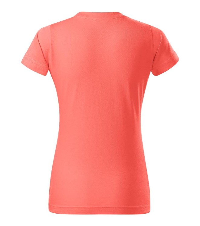 Koszulka z krótkim rękawem coral damska z haftem nadrukiem logo firmy 160g BASIC134 kolor A1 koszulka krótki rękaw134_A1_C (3) (Copy).jpg