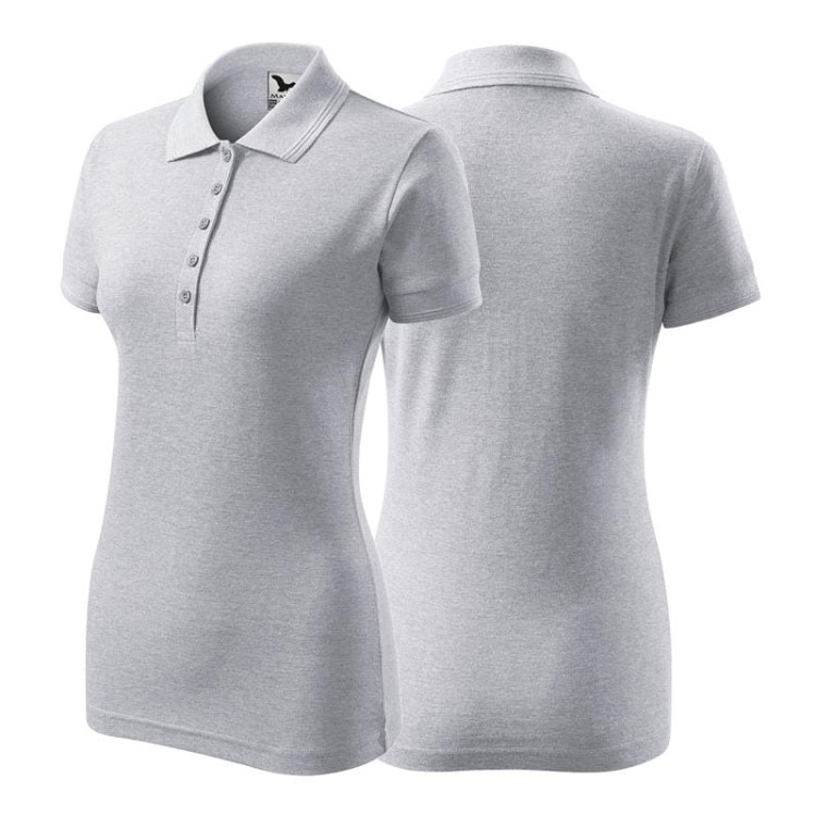 Koszulka polo jasnoszary melanż damska z haftem nadrukiem logo firmy 200g 210 kolor 03 koszulka polo210_03_C-1 (1).jpg