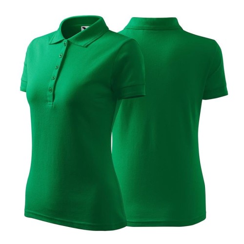 Koszulka polo zieleń trawy damska z haftem nadrukiem logo firmy 200g 210 kolor 16 koszulka polo210_16_C (1).jpg