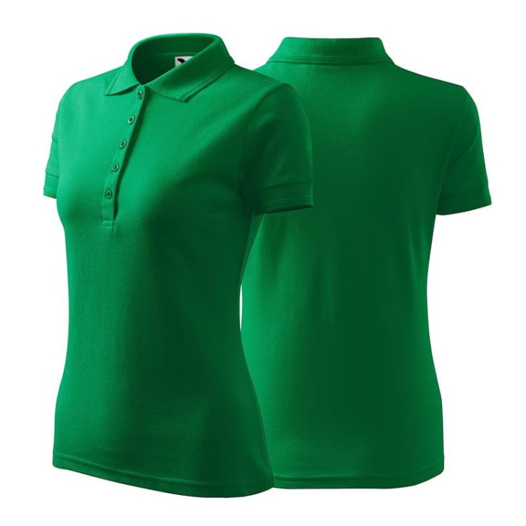 Koszulka polo zieleń trawy damska z haftem nadrukiem logo firmy 200g 210 kolor 16 koszulka polo210_16_C (1).jpg