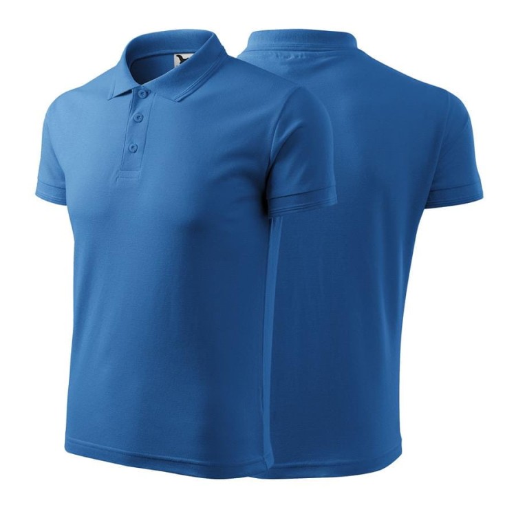 Koszulka polo lazurowy męska z haftem nadrukiem logo firmy 200g 203 kolor 14 koszulka  203_14_A (Copy).jpg