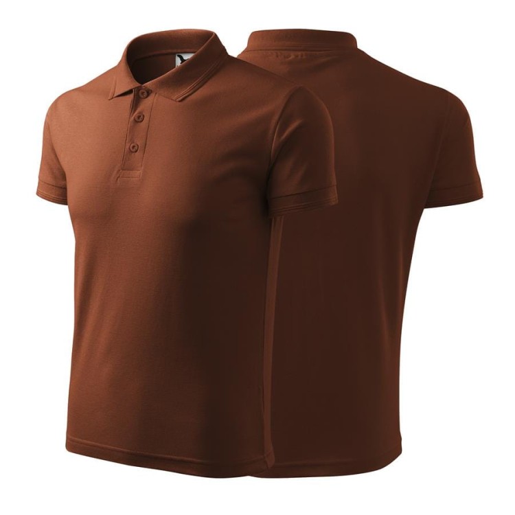Koszulka polo czekoladowy męska z haftem nadrukiem logo firmy 200g 203 kolor 38 koszulka 203_38_a_xl (Copy).jpg