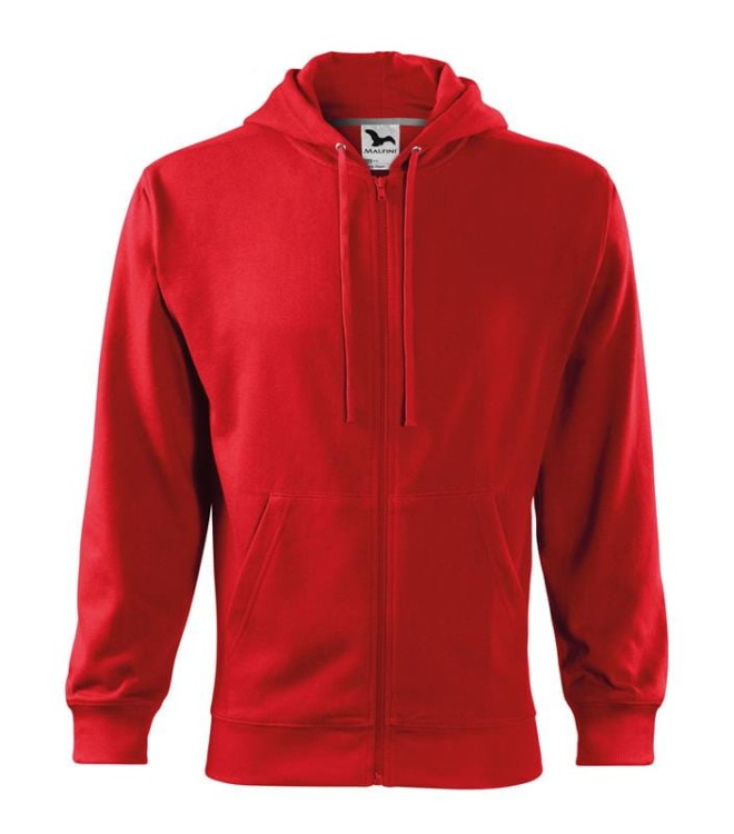 Bluza czerwony męska z haftem nadrukiem logo firmy 300g 410 kolor 07 bluza trendy zipper410_07_c_xl (2).jpg