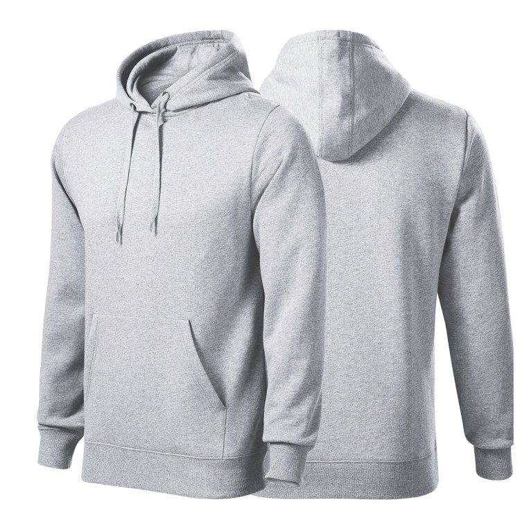 Bluza jasnoszary melanż męska z haftem nadrukiem logo firmy 320g 413 kolor 03 bluza cape413_03_C (3).jpg