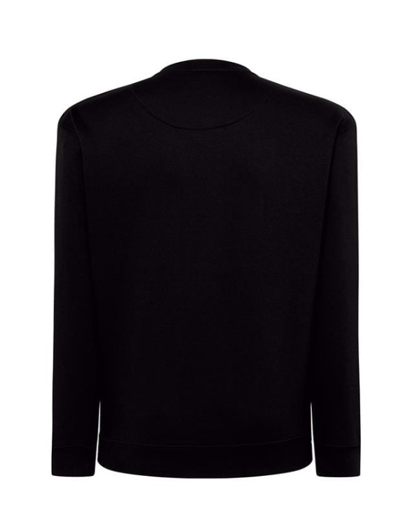 Bluza sweatshirt black męska z haftem nadrukiem logo firmy 290g 290 kolor BK bluza sweatshirtjhktshirt_swra290_bk_back (1).jpg