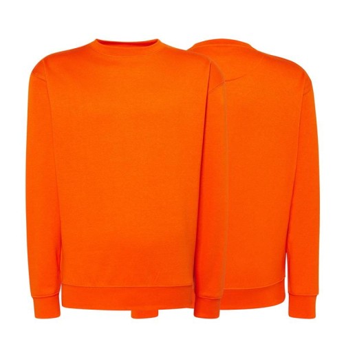 Bluza sweatshirt orange męska z haftem nadrukiem logo firmy 290g 290 kolor OR bluza sweatshirt.jpg