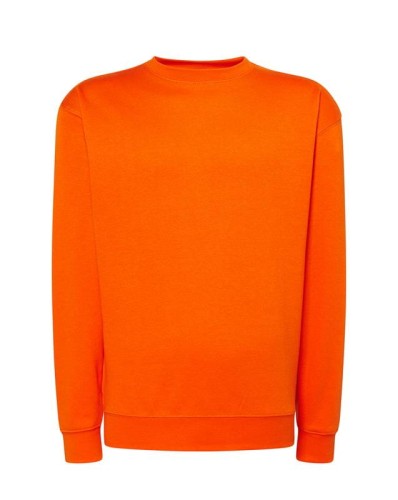 Bluza sweatshirt orange męska z haftem nadrukiem logo firmy 290g 290 kolor OR bluza sweatshirtjhktshirt_swra290_or_back (2).jpg