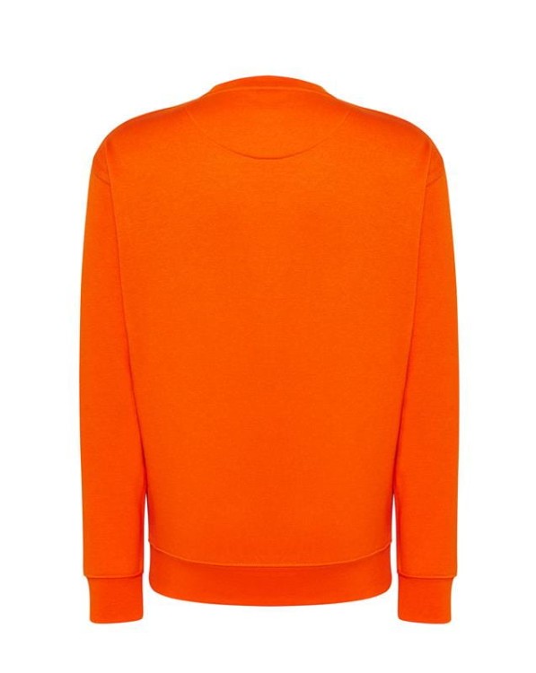 Bluza sweatshirt orange męska z haftem nadrukiem logo firmy 290g 290 kolor OR bluza sweatshirtjhktshirt_swra290_or_back (1).jpg
