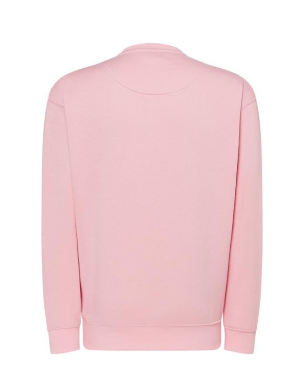 Bluza sweatshirt pink męska z haftem nadrukiem logo firmy 290g 290 kolor PK bluza sweatshirtjhktshirt_swra290_pk_back (1).jpg