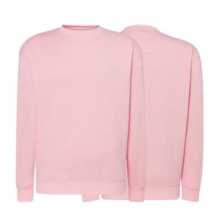 Bluza sweatshirt pink męska z haftem nadrukiem logo firmy 290g 290 kolor PK bluza sweatshirt.jpg