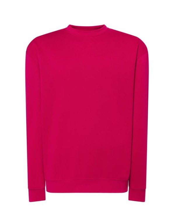 Bluza sweatshirt raspberry męska z haftem nadrukiem logo firmy 290g 290 kolor RP bluza sweatshirtjhktshirt_swra290_rp_back (2).jpg