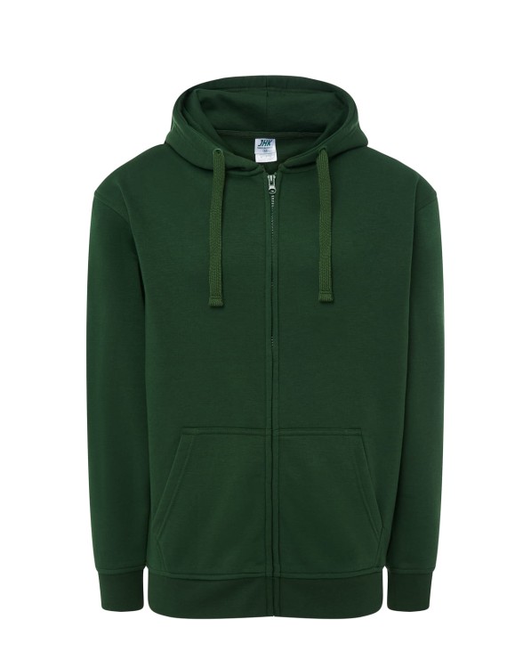 Bluza dresowa bottle green męska z haftem nadrukiem logo firmy 290g SWUA HOOD SWEATSHIRT kolor BG bluza dresowajhktshirt_swuahood_bg_side (2).jpg
