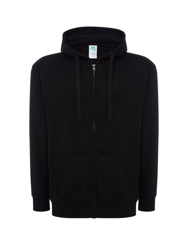 Bluza dresowa black męska z haftem nadrukiem logo firmy 290g SWUA HOOD SWEATSHIRT kolor BK bluza dresowajhktshirt_swuahood_bk_side (2).jpg