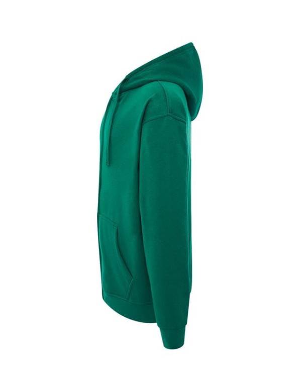 Bluza dresowa kelly green męska z haftem nadrukiem logo firmy 290g SWUA HOOD SWEATSHIRT kolor KG bluza dresowajhktshirt_swuahood_kg_side (1).jpg