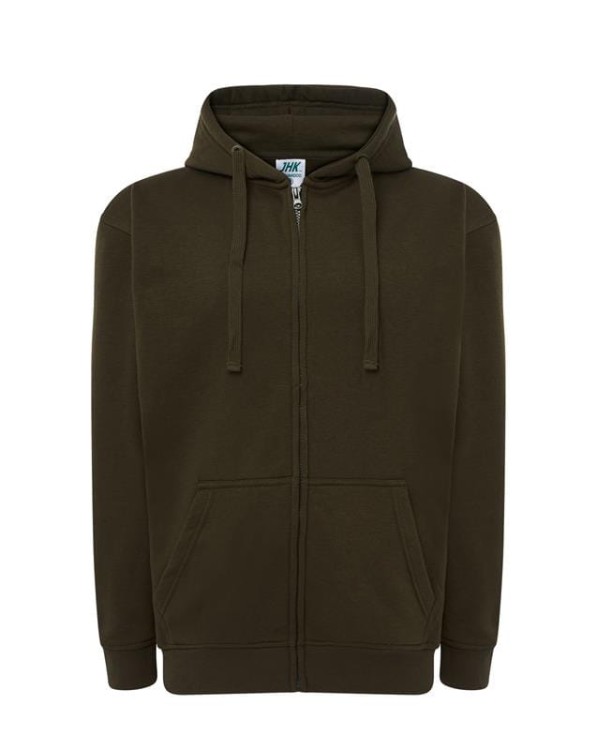 Bluza dresowa khaki męska z haftem nadrukiem logo firmy 290g SWUA HOOD SWEATSHIRT kolor KH bluza dresowajhktshirt_swuahood_kh_side (2).jpg