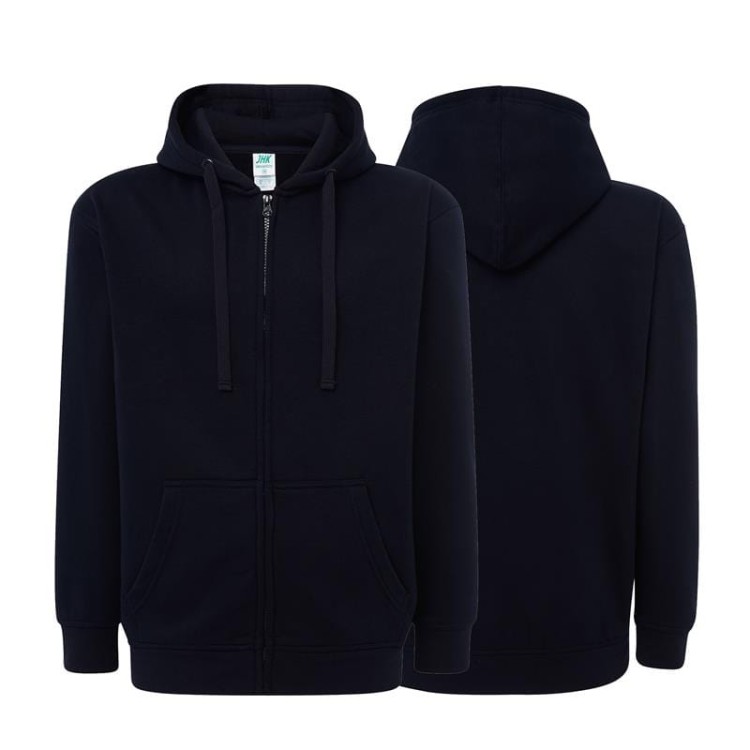 Bluza dresowa navy męska z haftem nadrukiem logo firmy 290g SWUA HOOD SWEATSHIRT kolor NY bluza dresowa.jpg