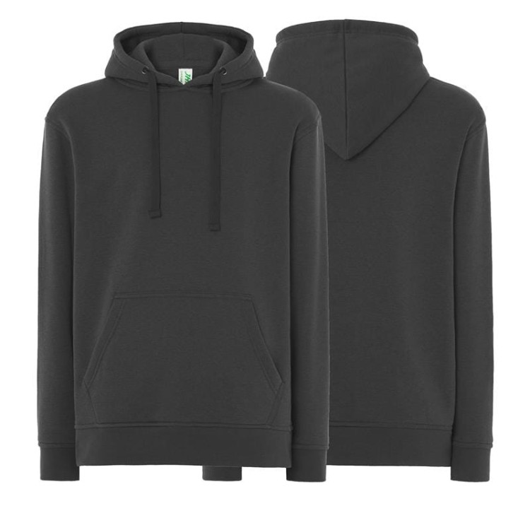 Bluza dresowa charcoal męska z haftem nadrukiem logo firmy 290g SWRA KNG kolor CHC bluza dresowa.jpg