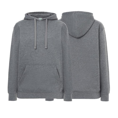 Bluza dresowa dark grey melange męska z haftem nadrukiem logo firmy 290g SWRA KNG kolor DGM bluza dresowa.jpg