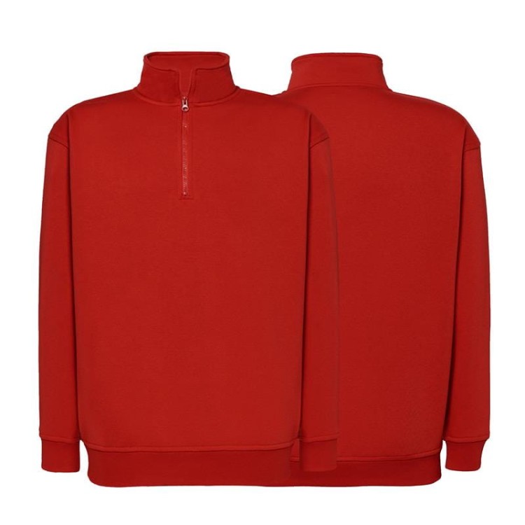 Bluza dresowa red męska z haftem nadrukiem logo firmy 290g SWRA ZIP kolor RD bluza dresowa.jpg