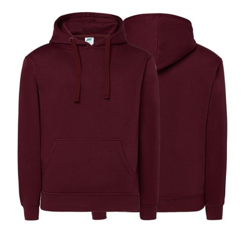 Bluza dresowa burgundy damska z haftem nadrukiem logo firmy 290g SWUL KNG KANGAROO LADY kolor BG bluza dresowa.jpg