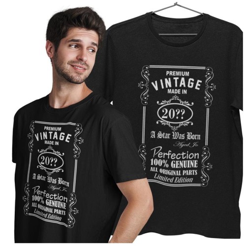 Koszulka na urodziny dowolny wiek Premium vintage made in 20 a star was born  (3).jpg