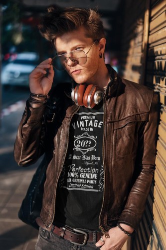 Koszulka na urodziny dowolny wiek Premium vintage made in 20 a star was born  (4).jpg