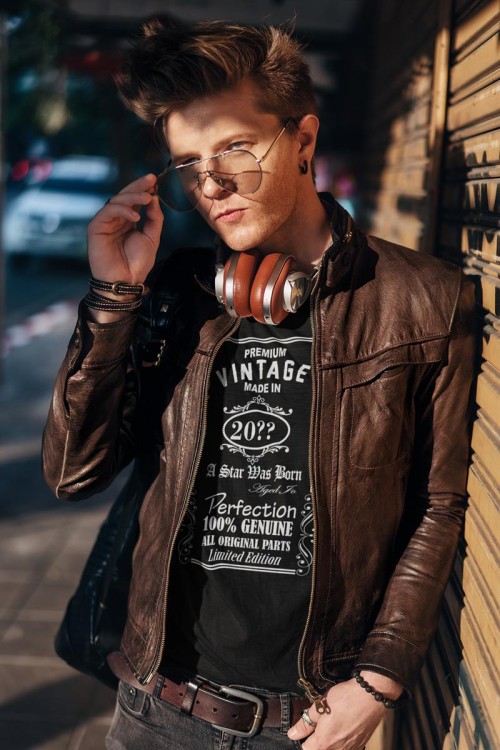 Koszulka na urodziny dowolny wiek Premium vintage made in 20 a star was born  (4).jpg