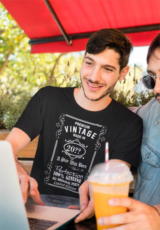 Koszulka na urodziny dowolny wiek Premium vintage made in 20 a star was born  (6).jpg