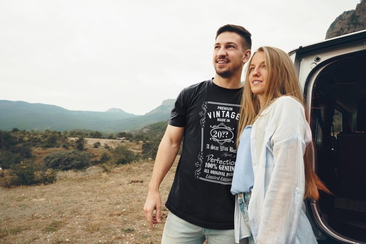 Koszulka na urodziny dowolny wiek Premium vintage made in 20 a star was born  (2).jpg