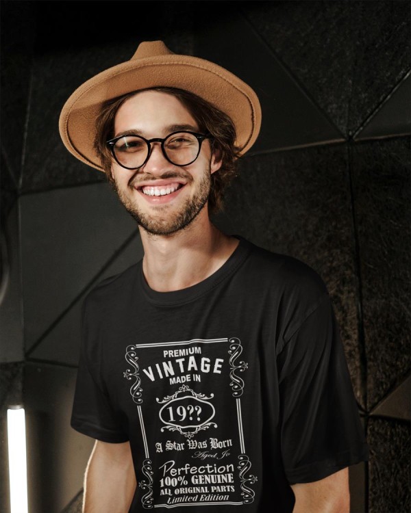 Koszulka na urodziny dowolny wiek Premium vintage made in 19 a star was born (4).jpg