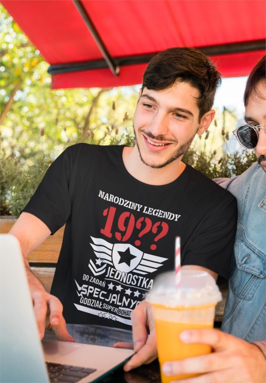 Koszulka na prezent urodziny dowolny wiek Narodziny legendy 19XX jednostka do zadań specjalnych (8).jpg