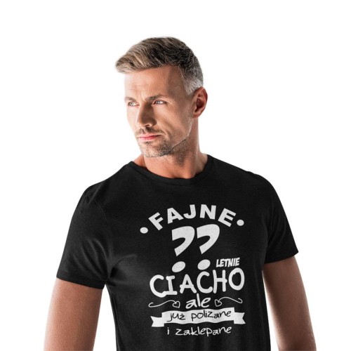 Koszulka na urodziny prezent z dowolnym wiekiem Fajne  ciacho, ale już polizane i zaklepane (4).jpg