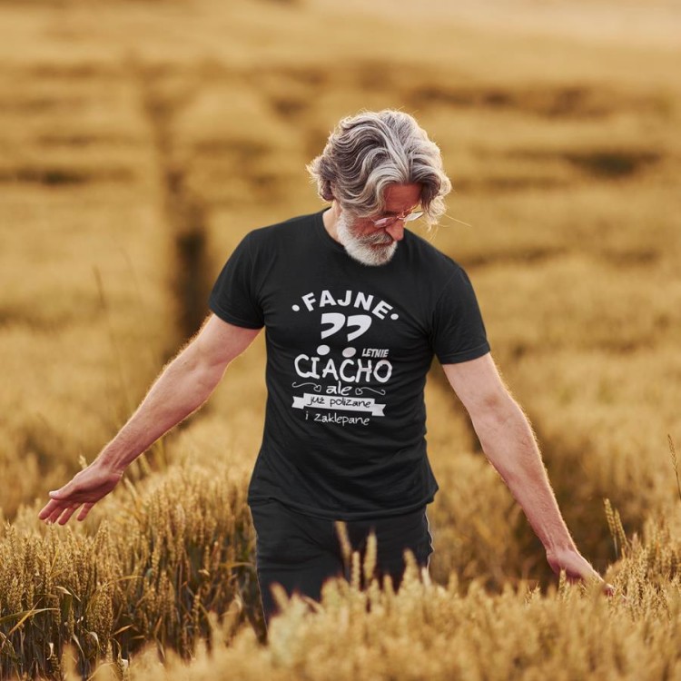 Koszulka na urodziny prezent z dowolnym wiekiem Fajne  ciacho, ale już polizane i zaklepane (5).jpg