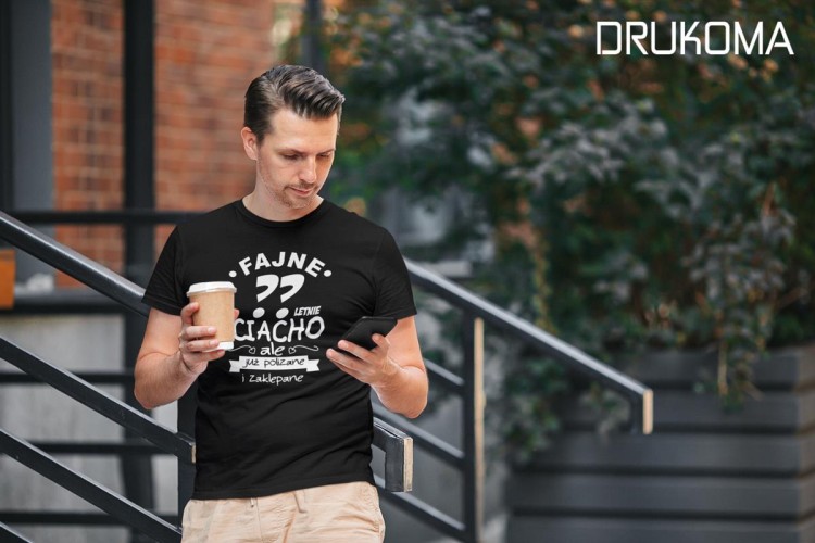 Koszulka na urodziny prezent z dowolnym wiekiem Fajne  ciacho, ale już polizane i zaklepane (2).jpg