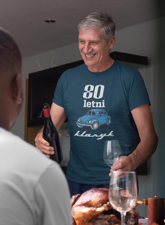 Koszulka na prezent 80 lat urodziny na osiemdziesiątkę 80letni klasyk  (7).jpg