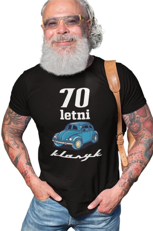 Koszulka na urodziny prezent 70 lat na siedemdziesiątkę 70 letni klasyk (5).jpg
