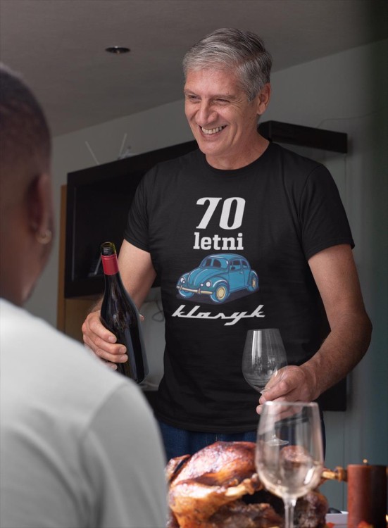 Koszulka na urodziny prezent 70 lat na siedemdziesiątkę 70 letni klasyk (8).jpg