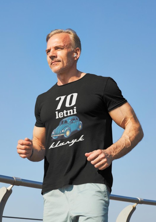 Koszulka na urodziny prezent 70 lat na siedemdziesiątkę 70 letni klasyk (1).jpg