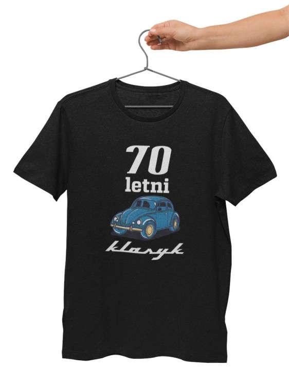 Koszulka na urodziny prezent 70 lat na siedemdziesiątkę 70 letni klasyk (2).jpg