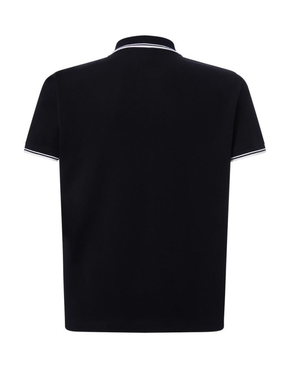 Koszulka polo blackwhite męska z haftem nadrukiem logo firmy 210g PORA 210 kolor BKWH koszulka polojhktshirt_pora210_bkwh_side (3) (Copy).jpg