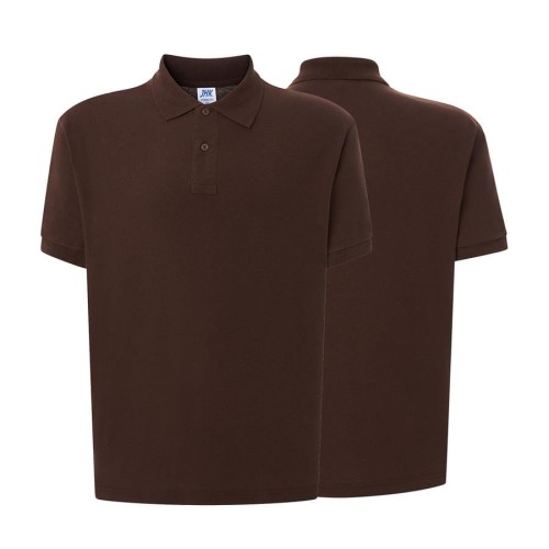 Koszulka polo chocolate męska z haftem nadrukiem logo firmy 210g PORA 210 kolor CH koszulka polo (Copy).jpg