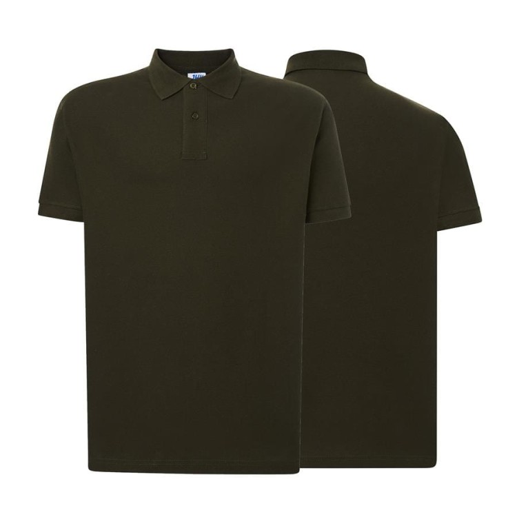 Koszulka polo forest green męska z haftem nadrukiem logo firmy 210g PORA 210 kolor FG koszulka polo (Copy).jpg