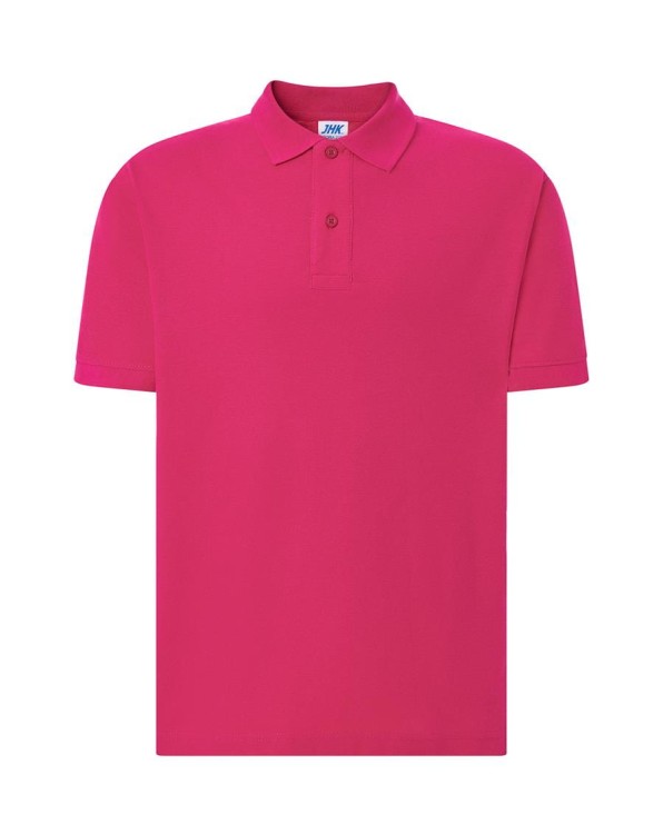 Koszulka polo fucsia męska z haftem nadrukiem logo firmy 210g PORA 210 kolor FU koszulka polojhktshirt_pora210_fu_side (2) (Copy).jpg