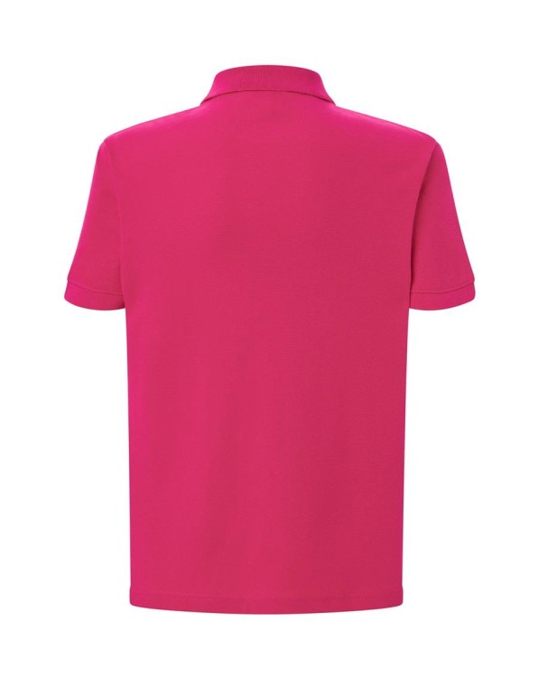 Koszulka polo fucsia męska z haftem nadrukiem logo firmy 210g PORA 210 kolor FU koszulka polojhktshirt_pora210_fu_side (3) (Copy).jpg